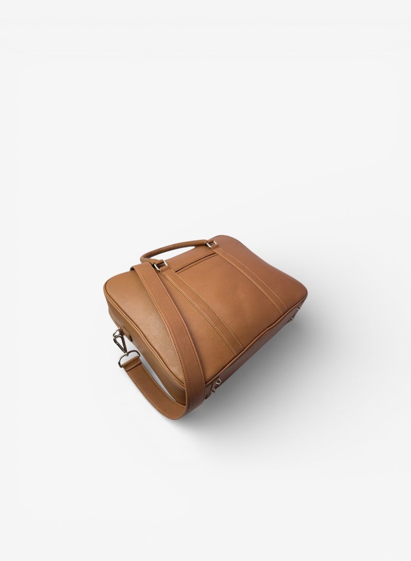 Emery Prestige Leather Briefcase - Image 4